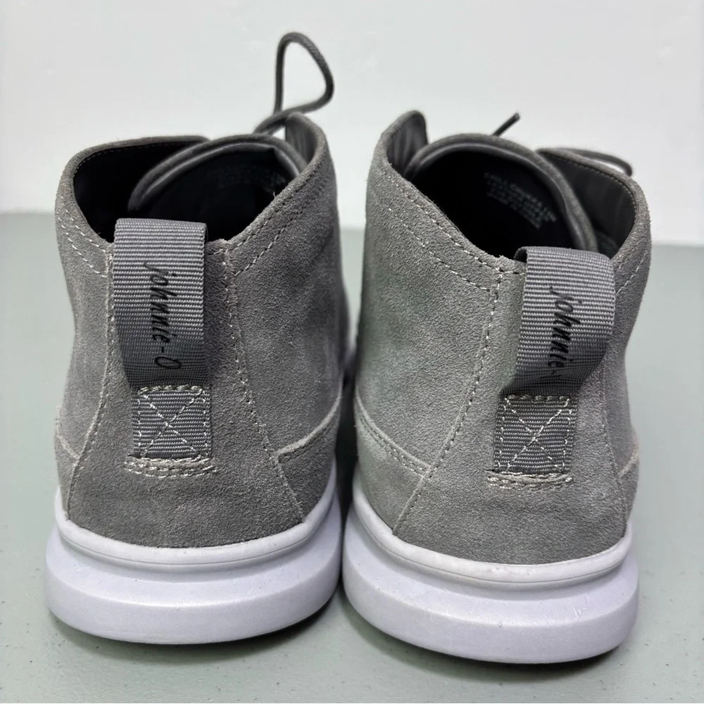 Johnnie-O Chill Chukka Boots Men's Neutral Gray Size 13 M Leather Suede Upper